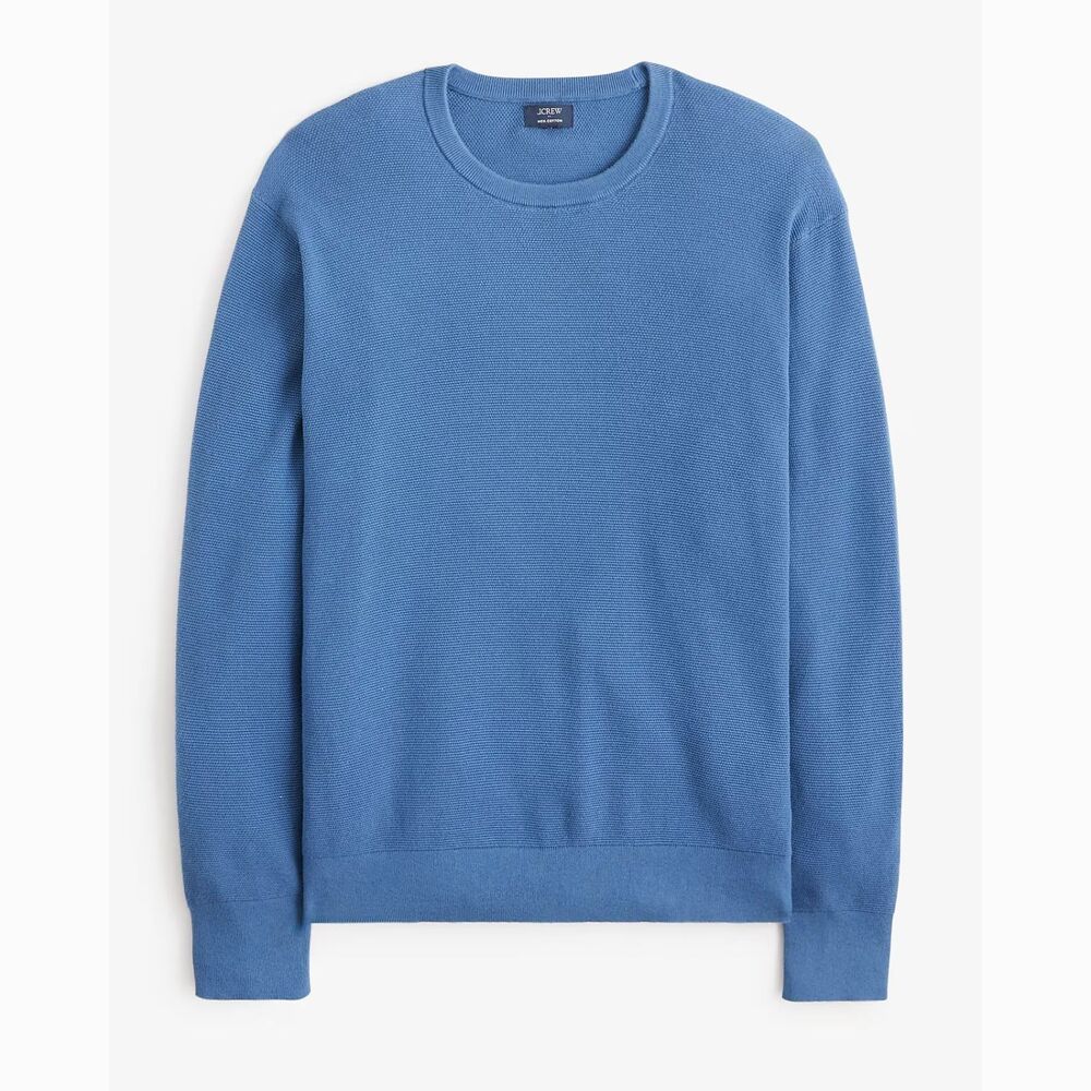 J. Crew Factory 100% cotton blue sweater tee, size S
